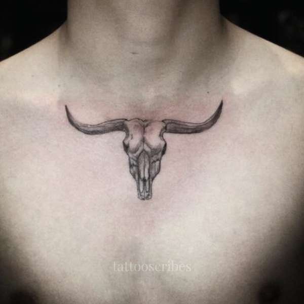 bull skull tattoo meaning