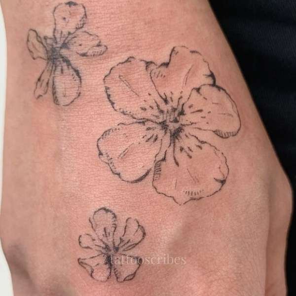 cherry flower tattoo meaning