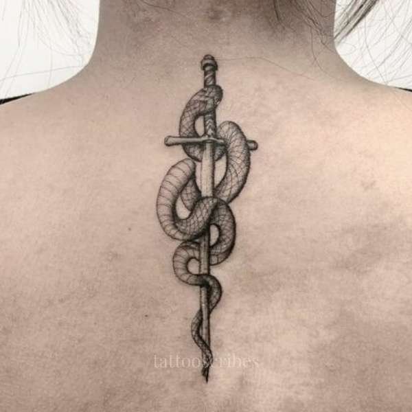 dagger and snake tattoo meaning