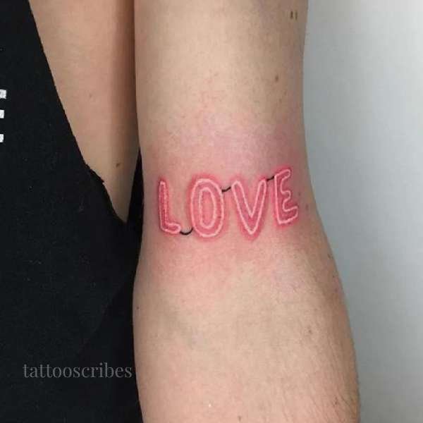 neon sign tattoo meaning