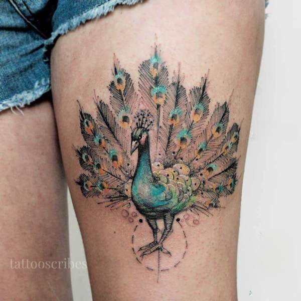 peacock tattoo meaning