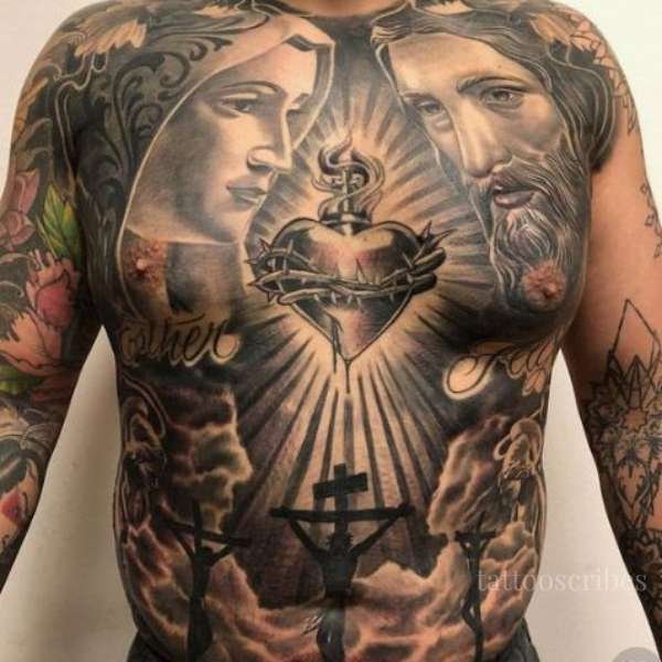 sacred heart tattoo meaning