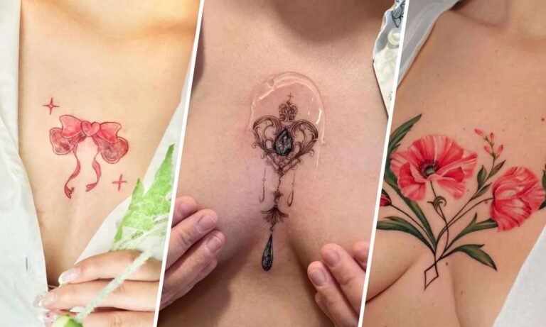 between breasts tattoo meaning