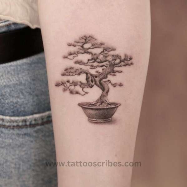 bonsai tree tattoo meaning