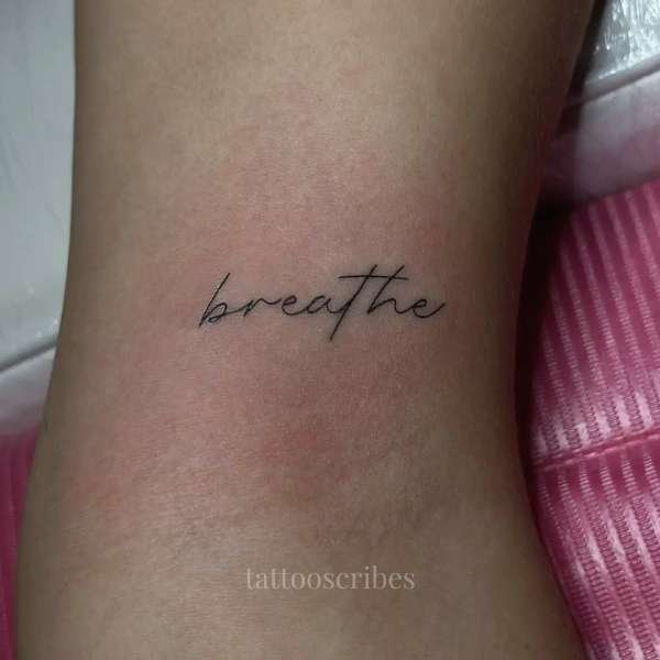 breathe tattoo meaning