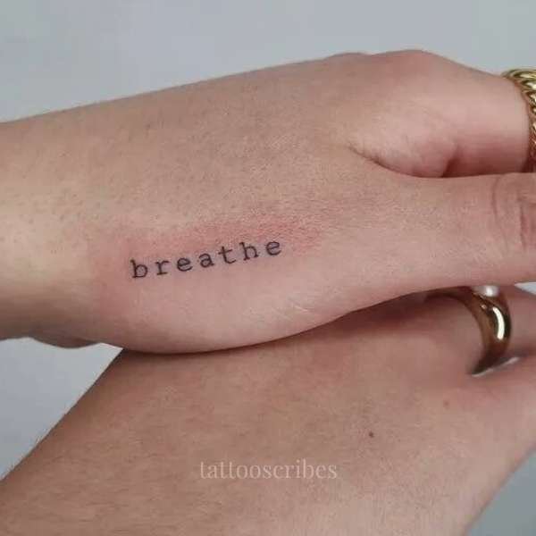 breathe tattoo meaning