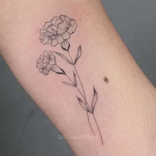 carnation tattoo meaning