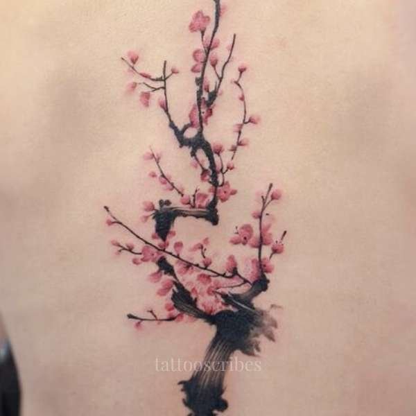 cherry blossom tree tattoo meaning