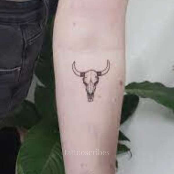 cow skull tattoo meaning