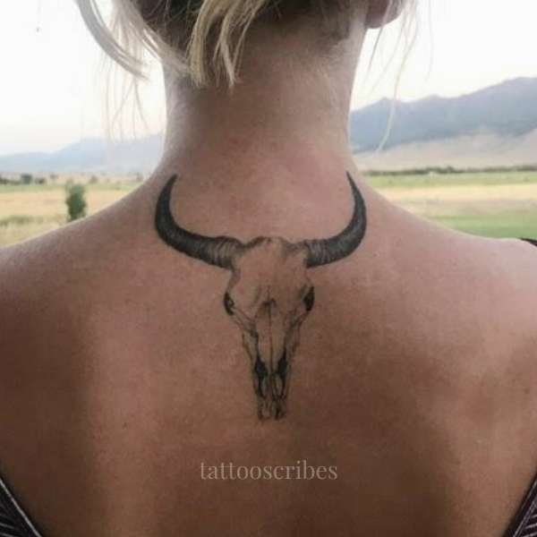 cow skull tattoo meaning