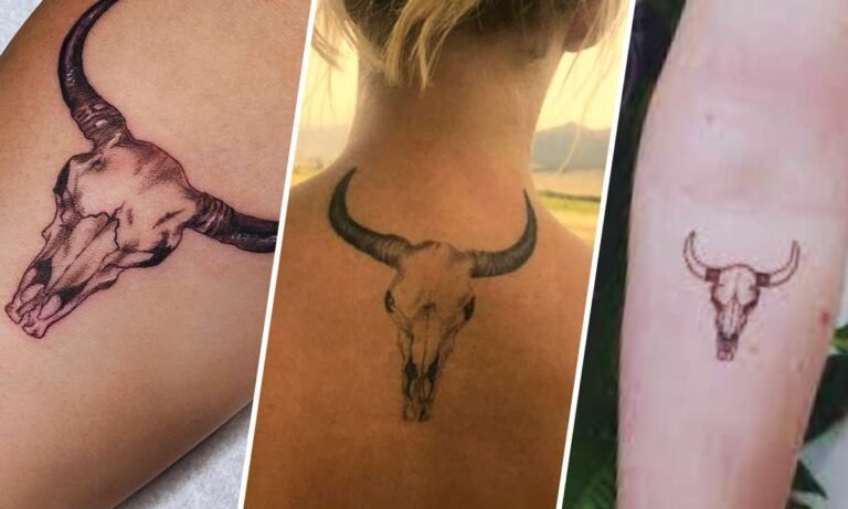 cow skull tattoo meaning