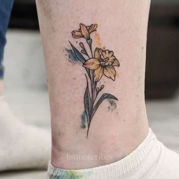 daffodil tattoo meaning