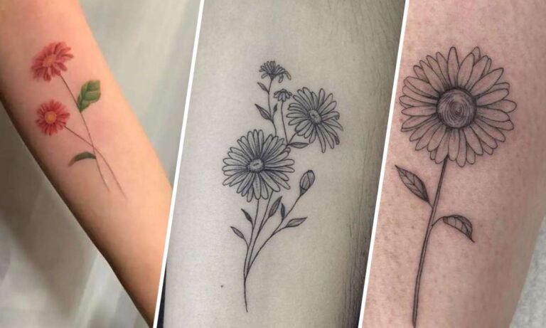 daisy flower tattoos meaning