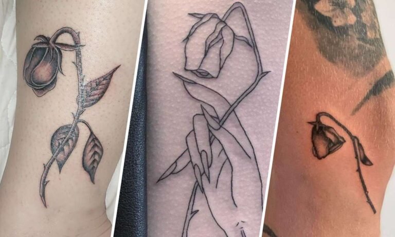 dead rose tattoos meaning