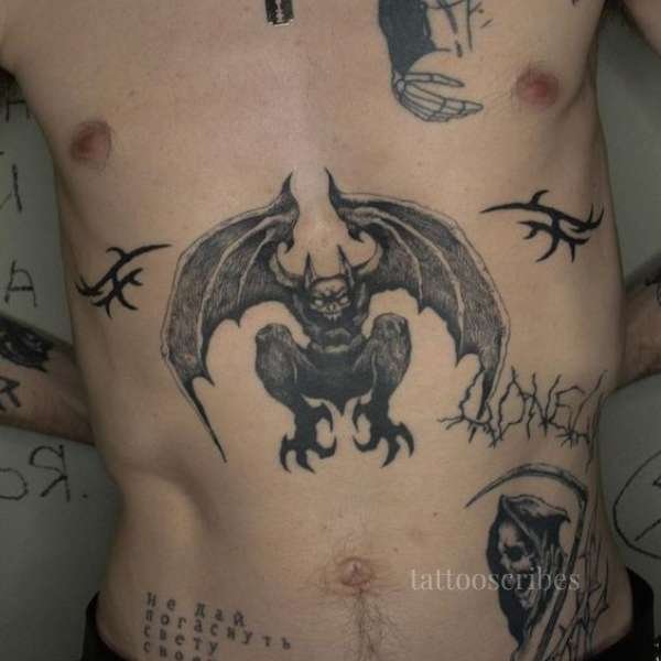 gargoyle tattoo meaning