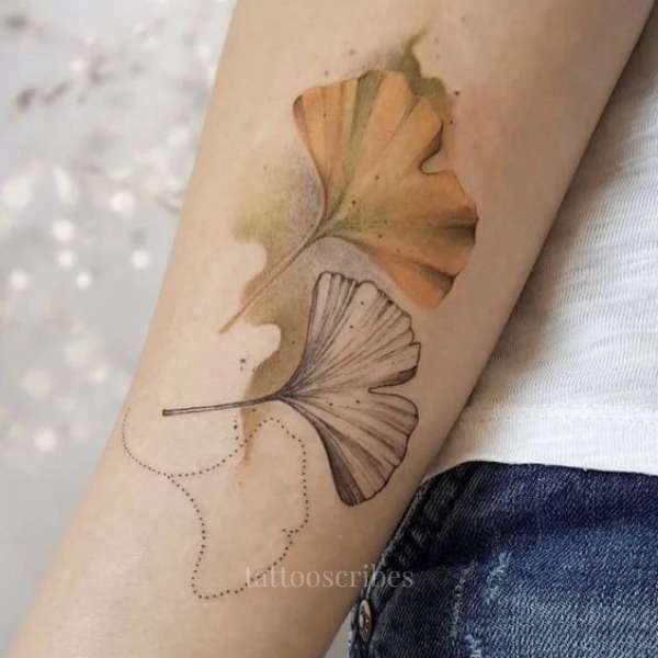 ginkgo leaf tattoos meaning