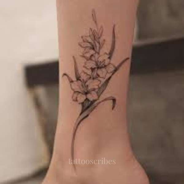 gladiolus flower tattoo meaning