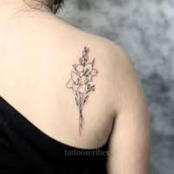 gladiolus flower tattoo meaning