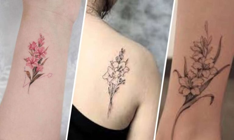 gladiolus flower tattoo meaning