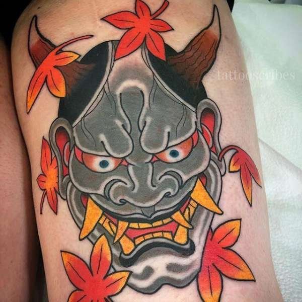 hannya mask tattoo meaning