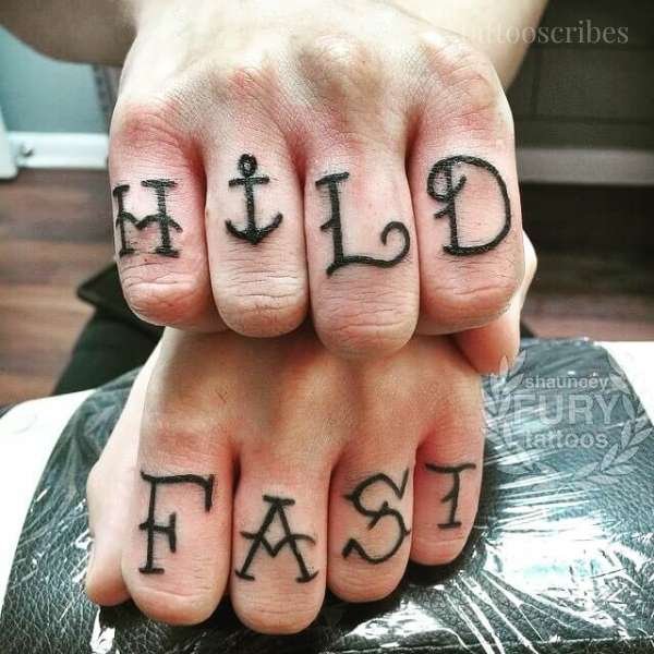 hold fast tattoo meaning