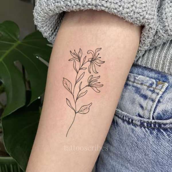 honeysuckle tattoo meaning