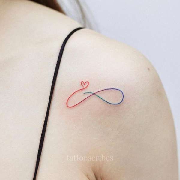 infinity heart tattoo meaning