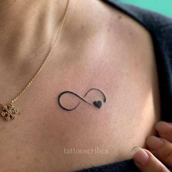 infinity heart tattoo meaning