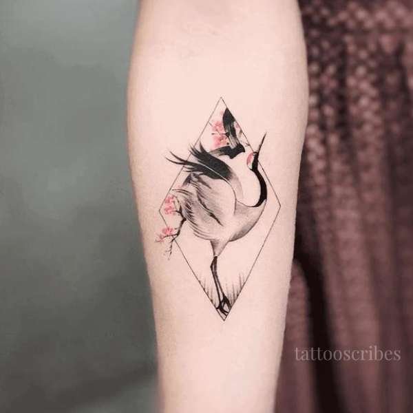 japanese crane meaning tattoo