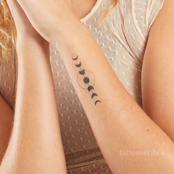 lunar phase tattoo meaning