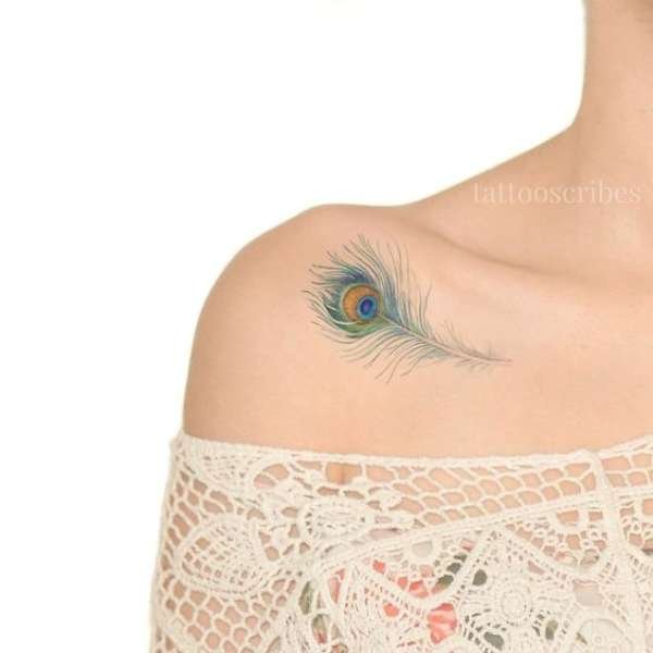 peacock feather tattoo meaning