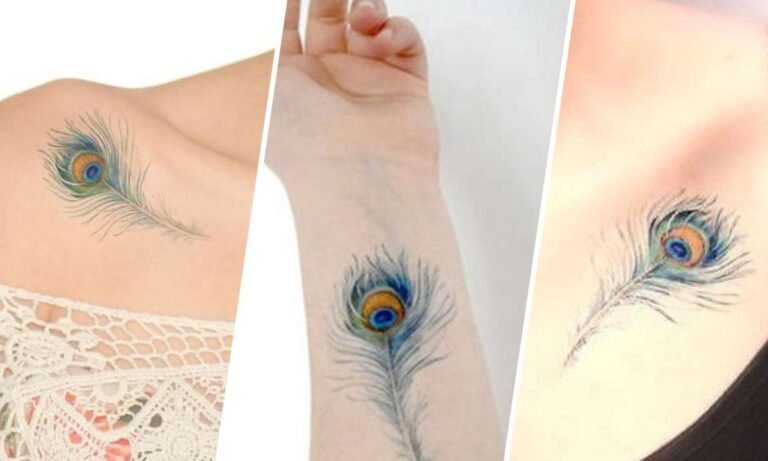 peacock feather tattoo meaning
