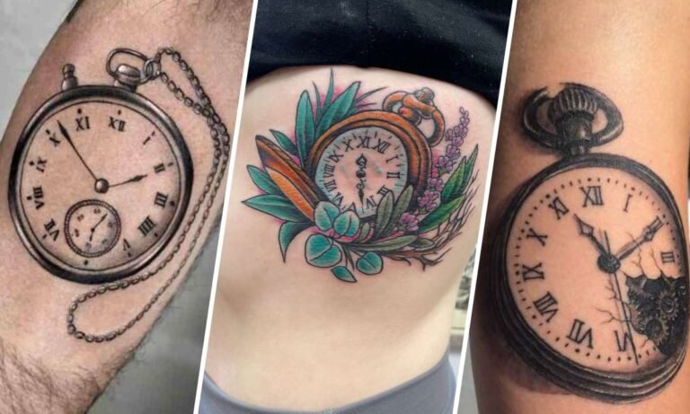 pocket watch tattoos meaning