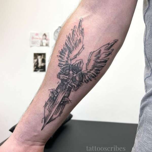 st michael archangel tattoo meaning