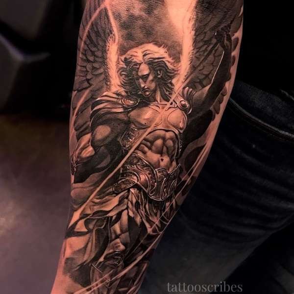 st michael archangel tattoo meaning