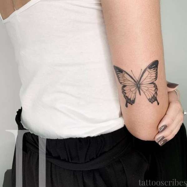 strength butterfly tattoo meaning