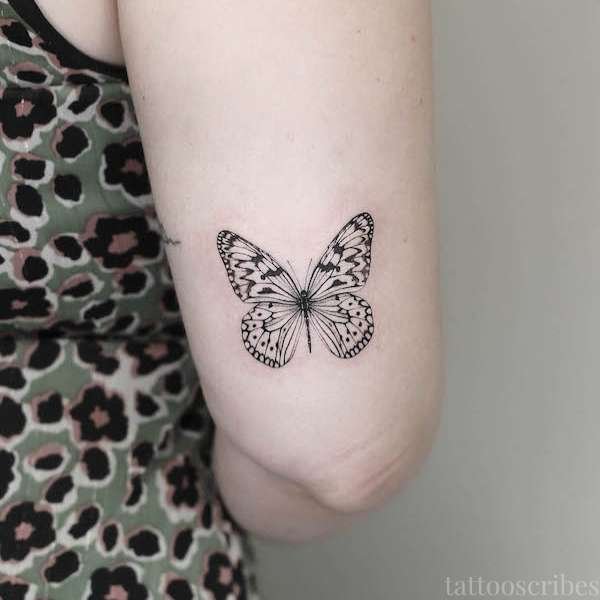 strength butterfly tattoo meaning