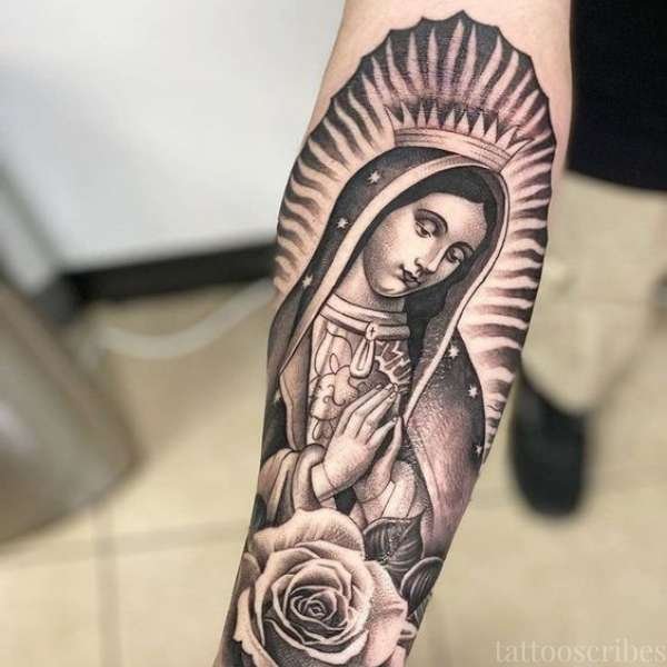 virgin mary tattoo meaning