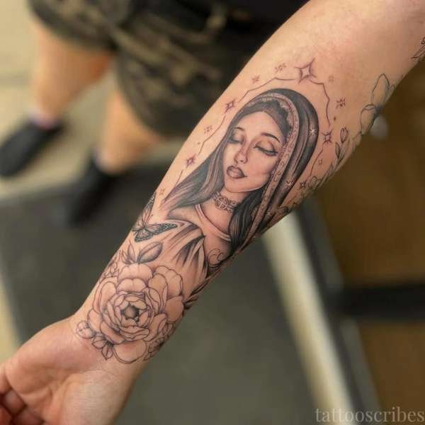 virgin mary tattoo meaning