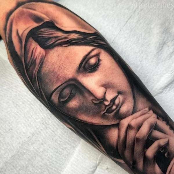 virgin mary tattoo meaning